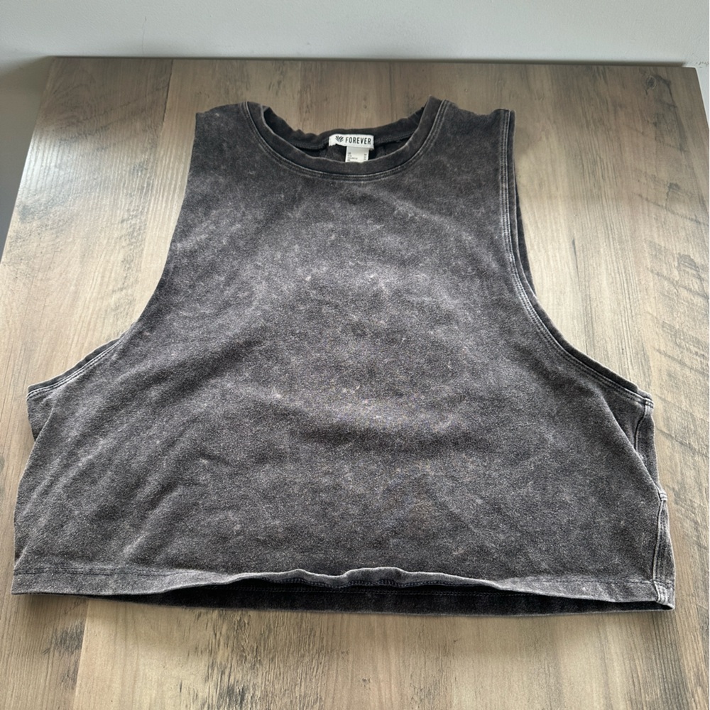 Forever 21 Workout Crop Top Tank Top